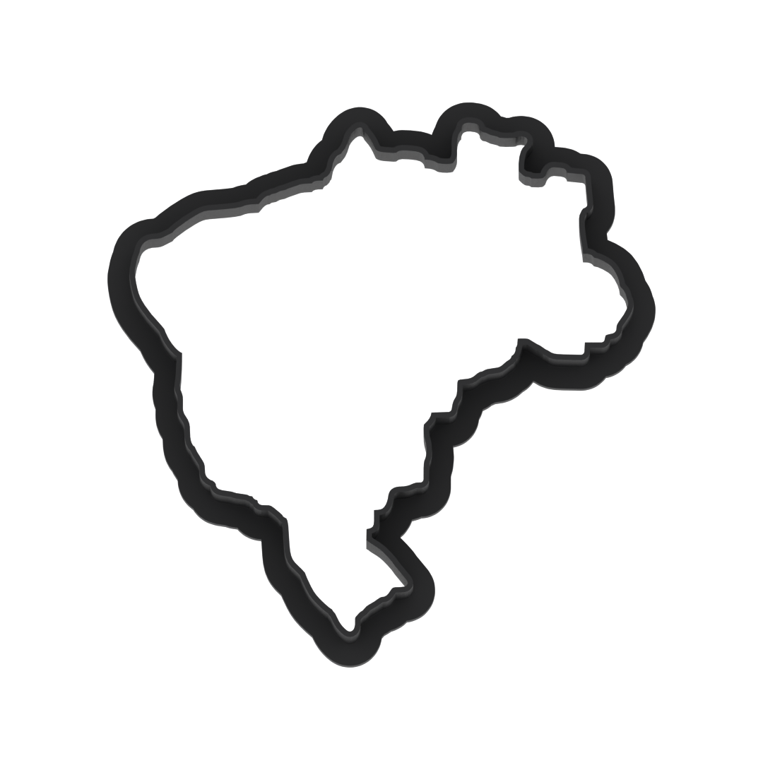 Brazil Cookie Cutter with Easy Push Design — photo 5