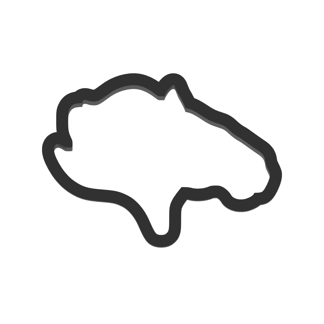 Bronco Head Cookie Cutter with Easy Push Design — photo 3