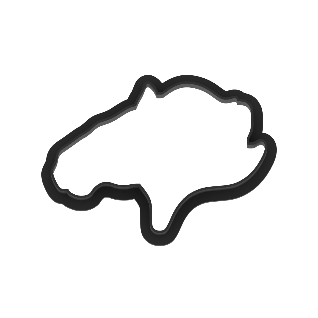 Bronco Head Cookie Cutter with Easy Push Design — photo 5
