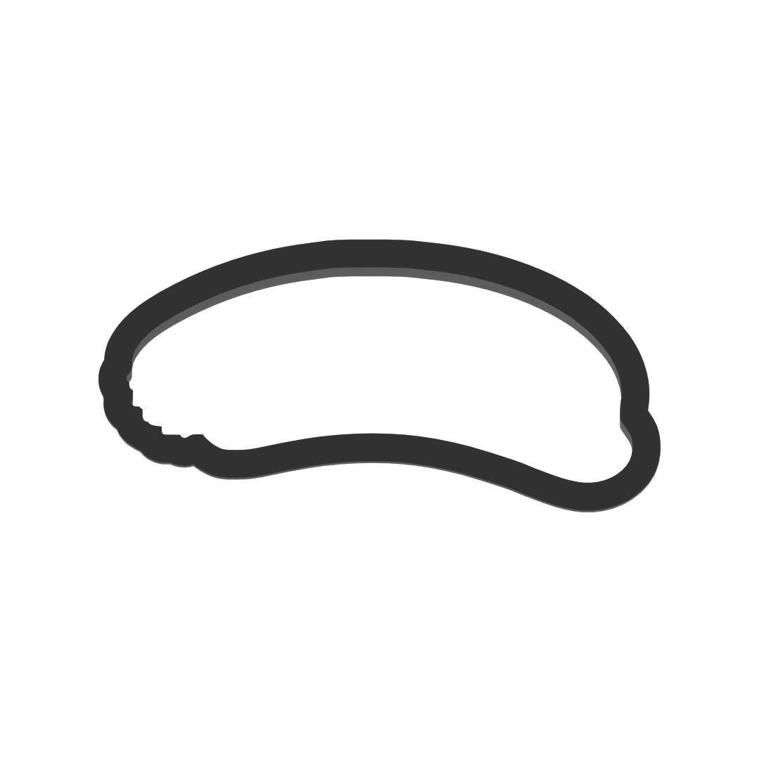 Brush Stroke Cookie Cutter with Easy Push Design — photo 3