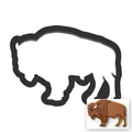 Buffalo Cookie Cutter with Easy Push Design — main photo