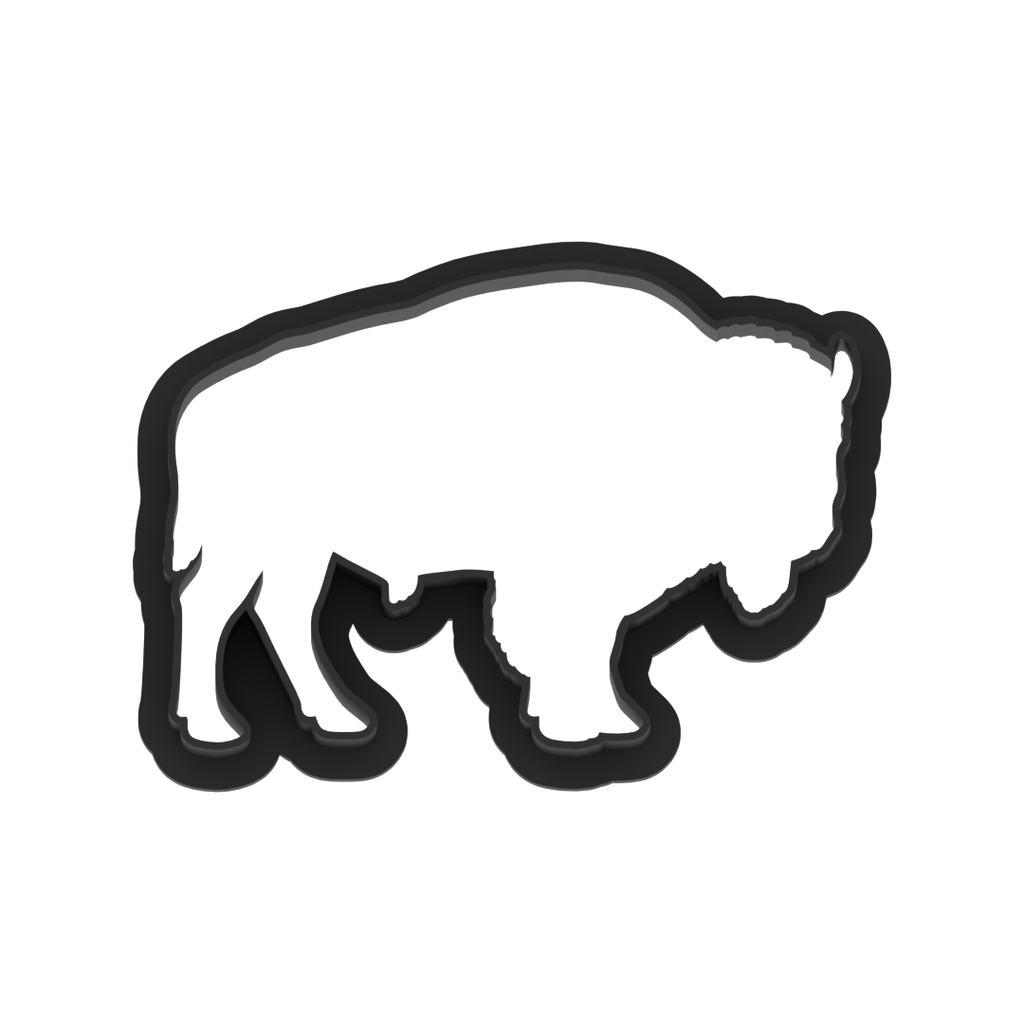 Buffalo Cookie Cutter with Easy Push Design — photo 6