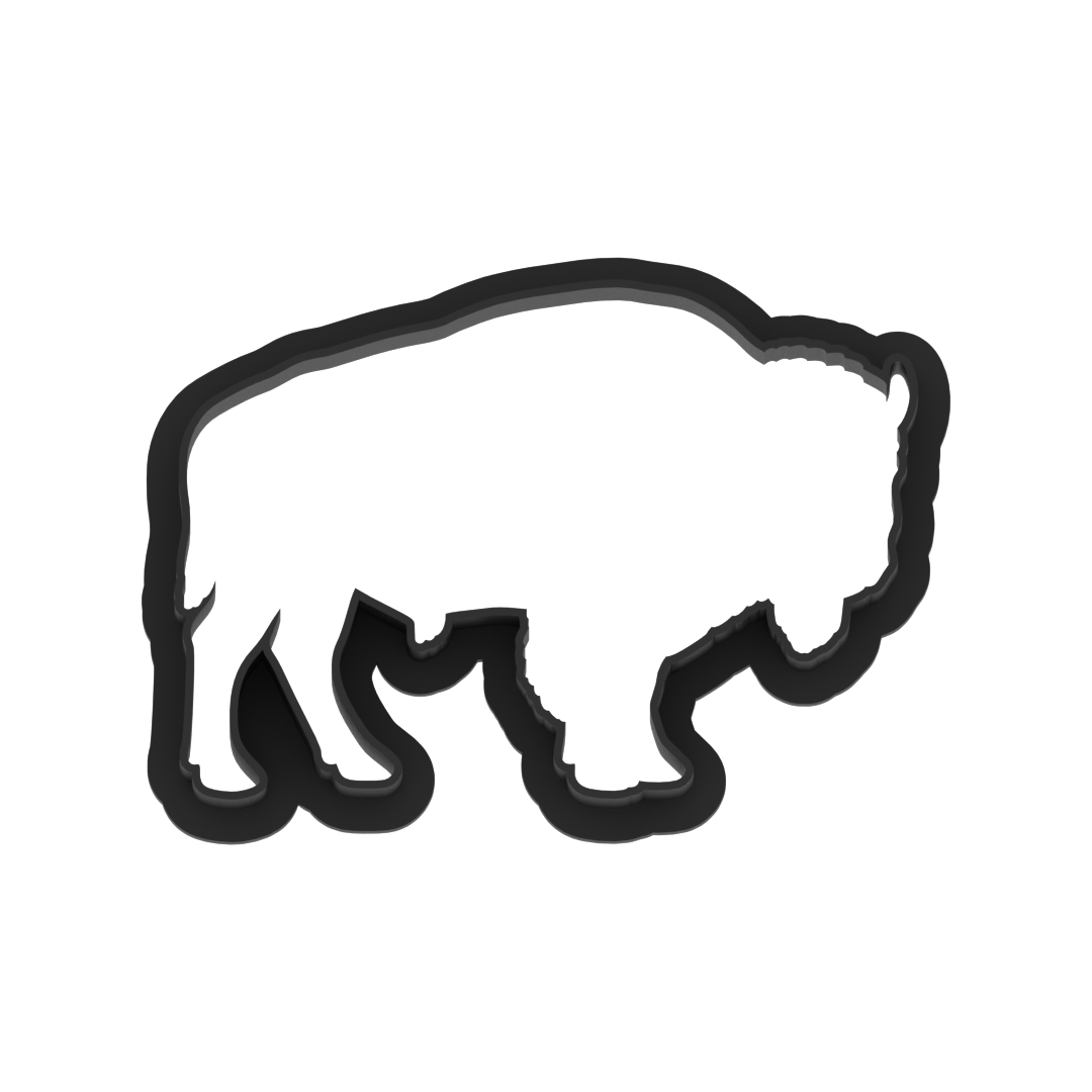 Buffalo Cookie Cutter with Easy Push Design — photo 6
