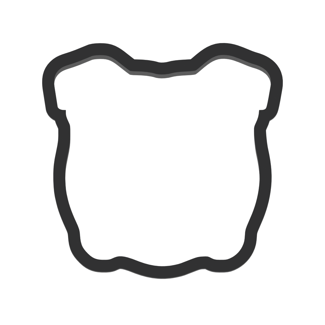 Bulldog Face Cookie Cutter with Easy Push Design — photo 3