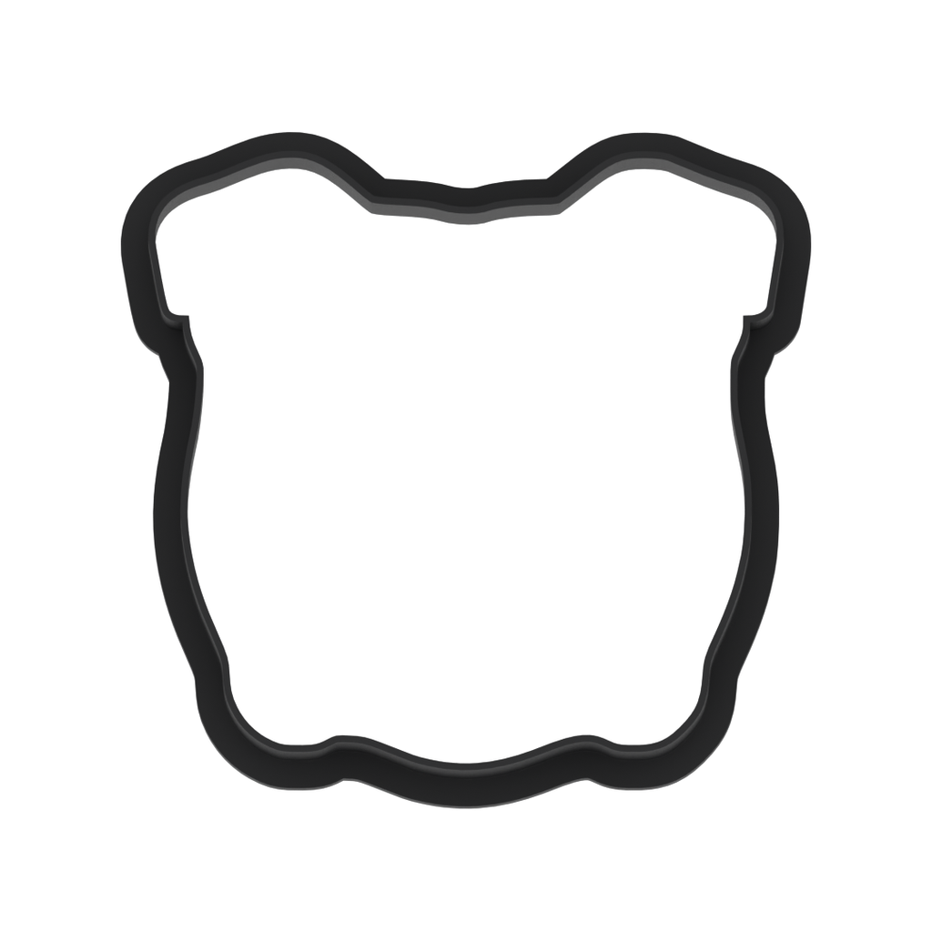 Bulldog Face Cookie Cutter with Easy Push Design — photo 5