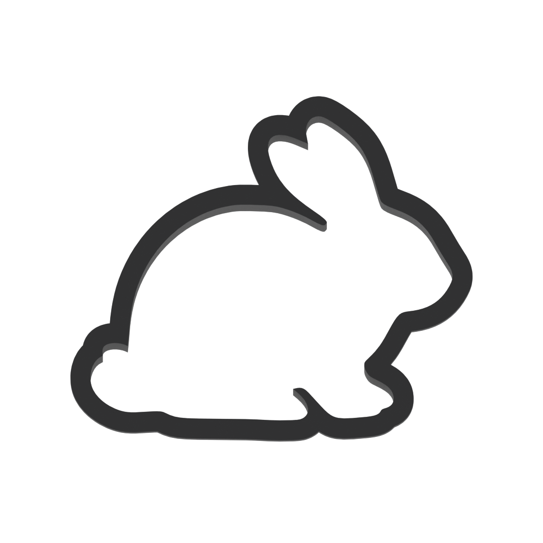 Bunny Rabbit Cookie Cutter with Easy Push Design — photo 3