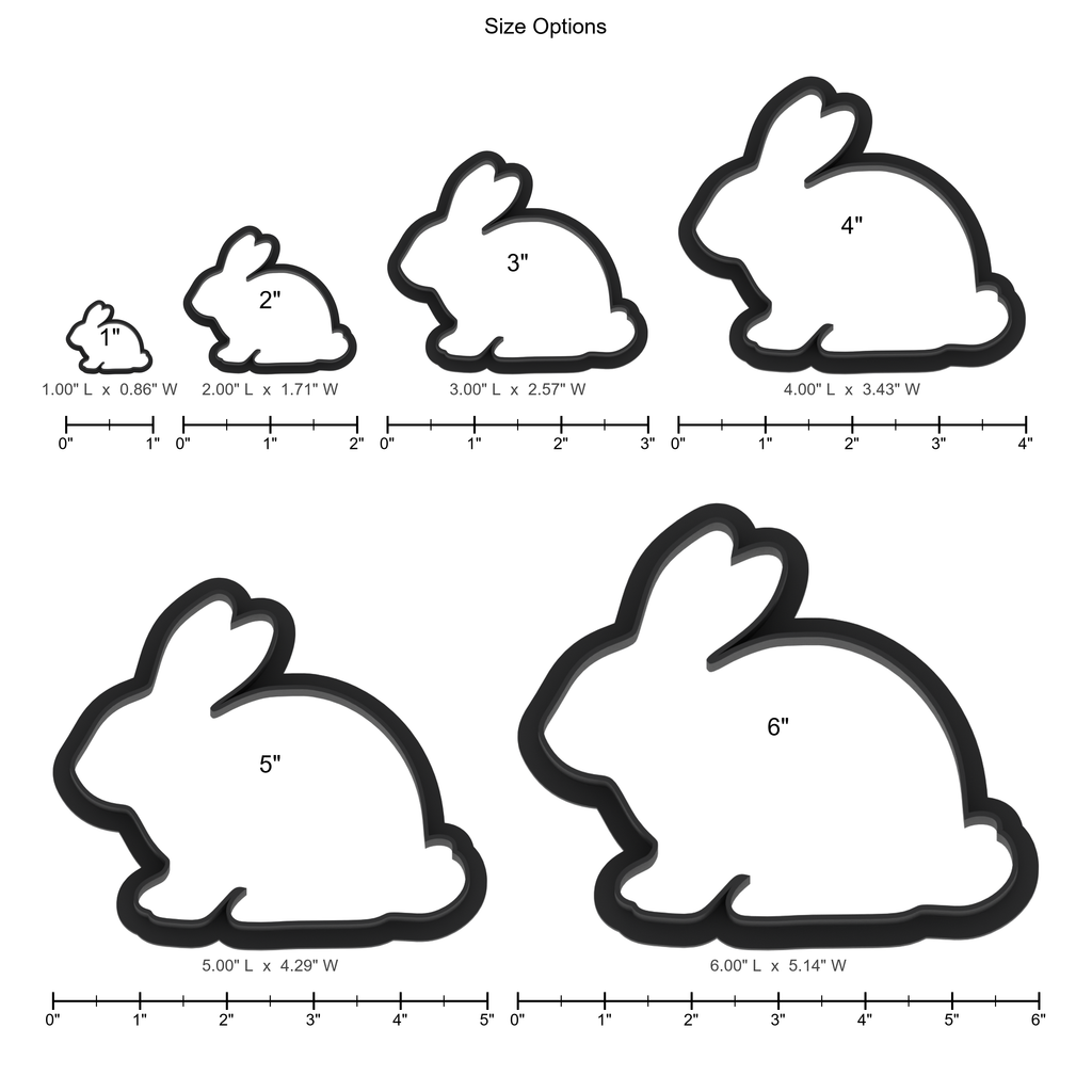 Bunny Rabbit Cookie Cutter with Easy Push Design — photo 5