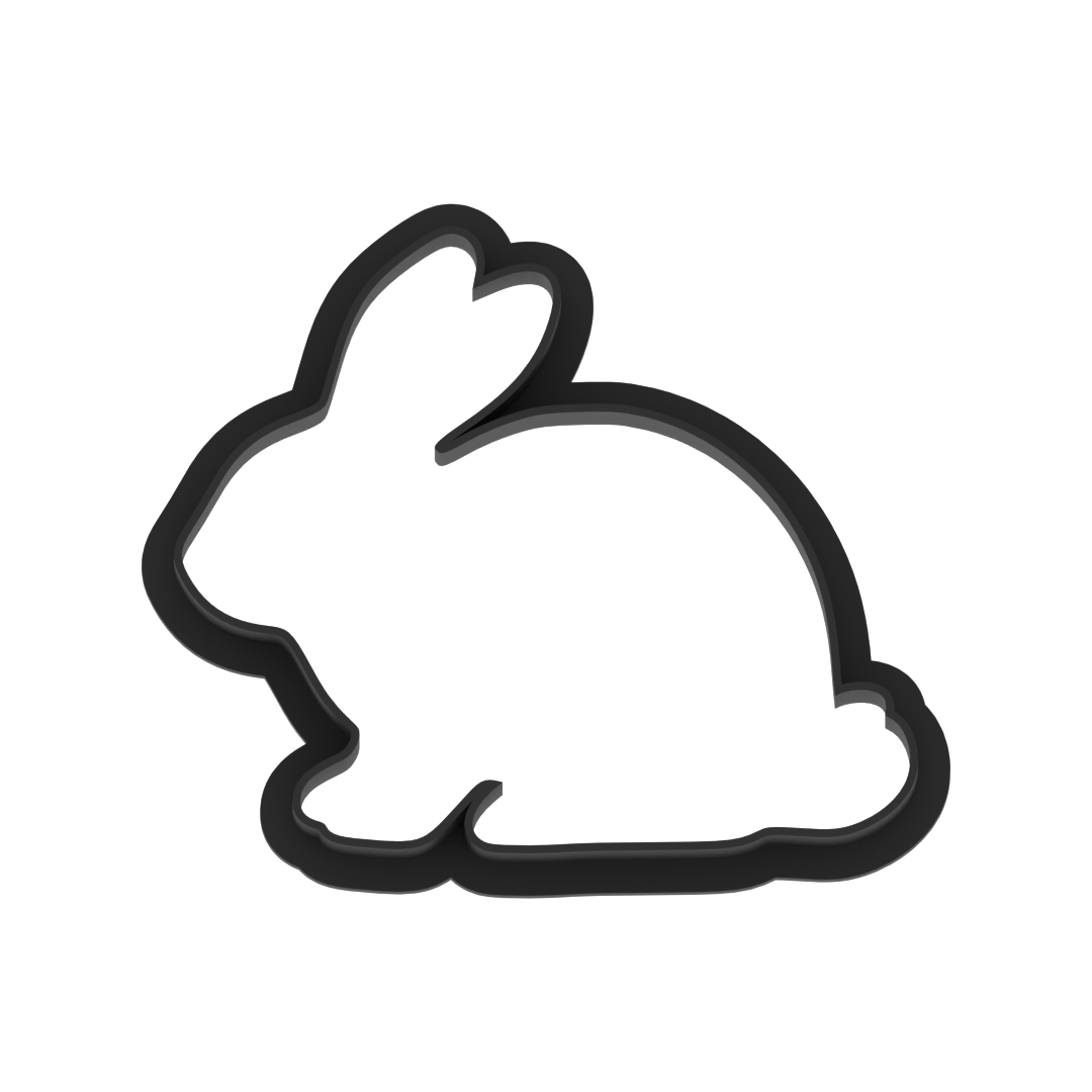 Bunny Rabbit Cookie Cutter with Easy Push Design — photo 6