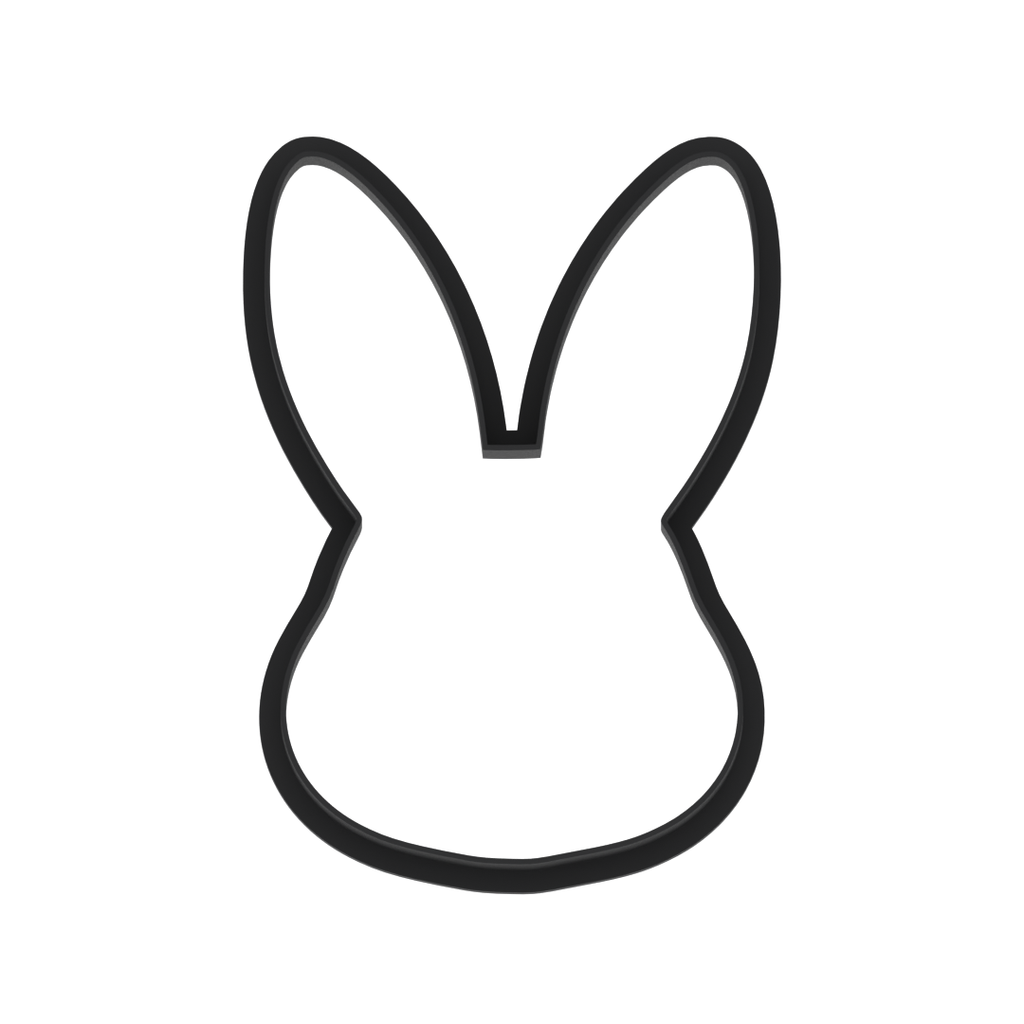 Bunny Rabbit Head Cookie Cutter with Easy Push Design — photo 6