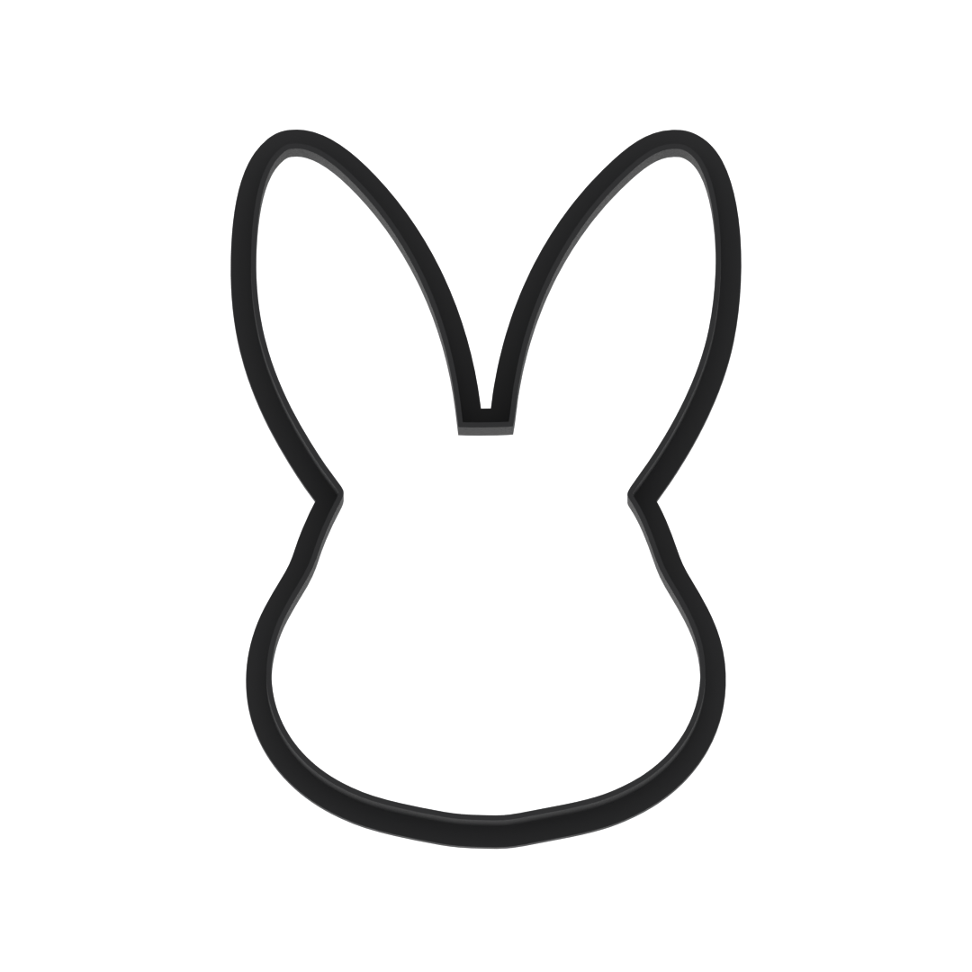 Bunny Rabbit Head Cookie Cutter with Easy Push Design — photo 6