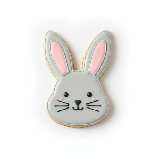 Bunny Rabbit Head Cookie Cutter with Easy Push Design — photo 2