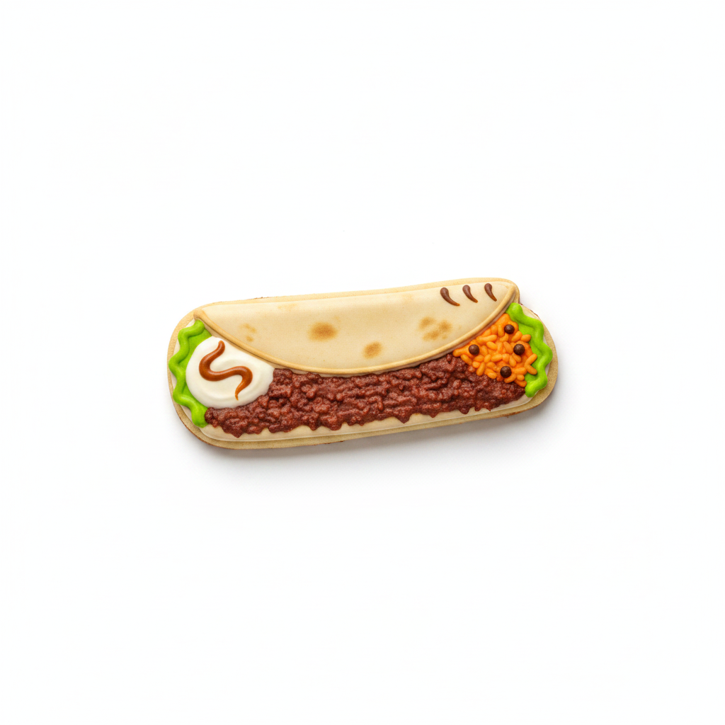 Burrito Cookie Cutter with Easy Push Design — photo 2