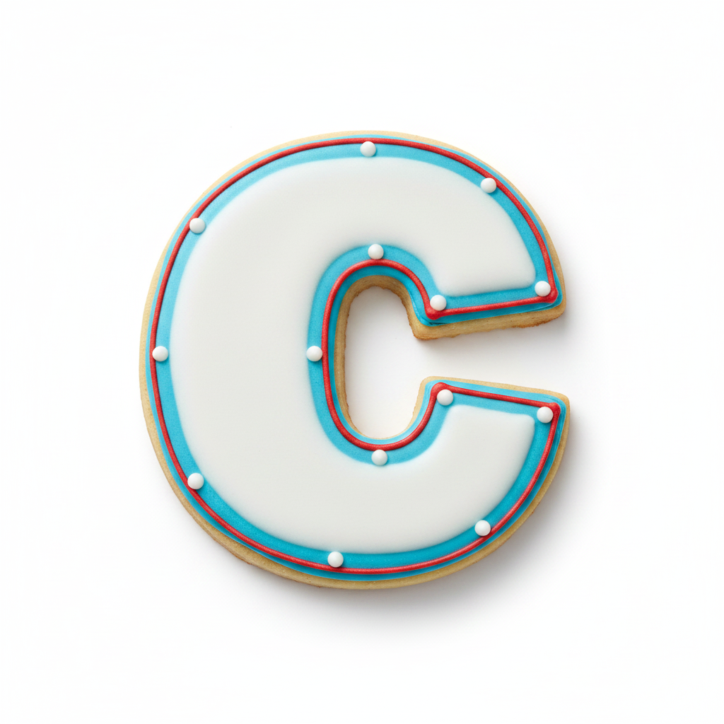c Lowercase Block Letter Cookie Cutter with Easy Push Design — photo 2