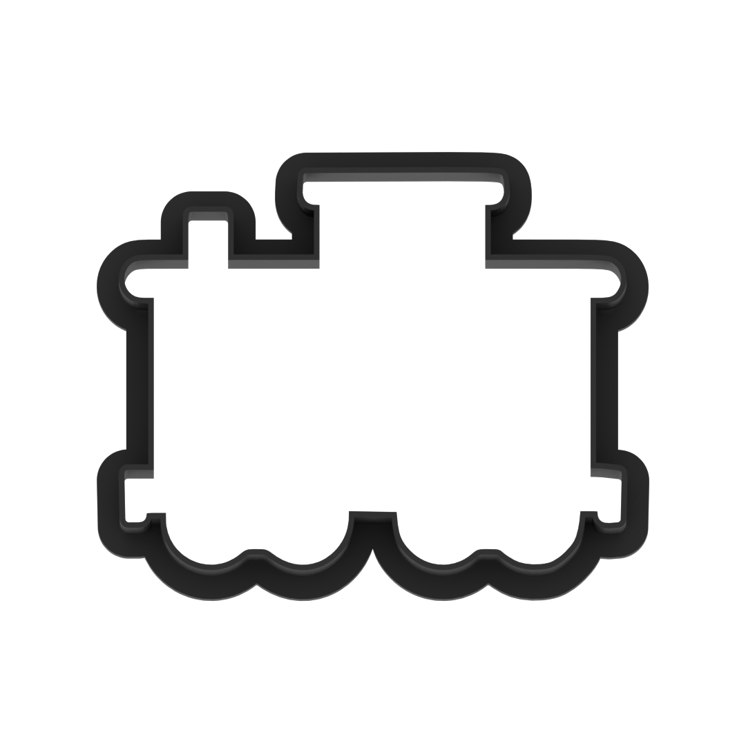 Caboose Cookie Cutter with Easy Push Design — photo 5