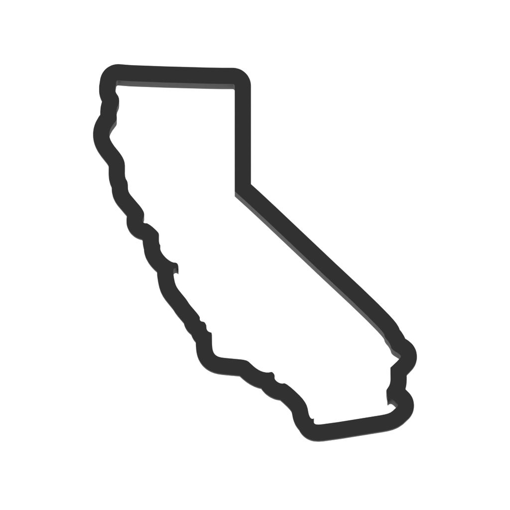California State Cookie Cutter with Easy Push Design — photo 3