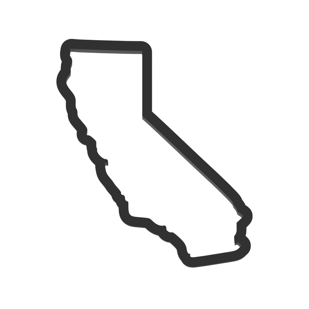 California State Cookie Cutter with Easy Push Design — photo 3