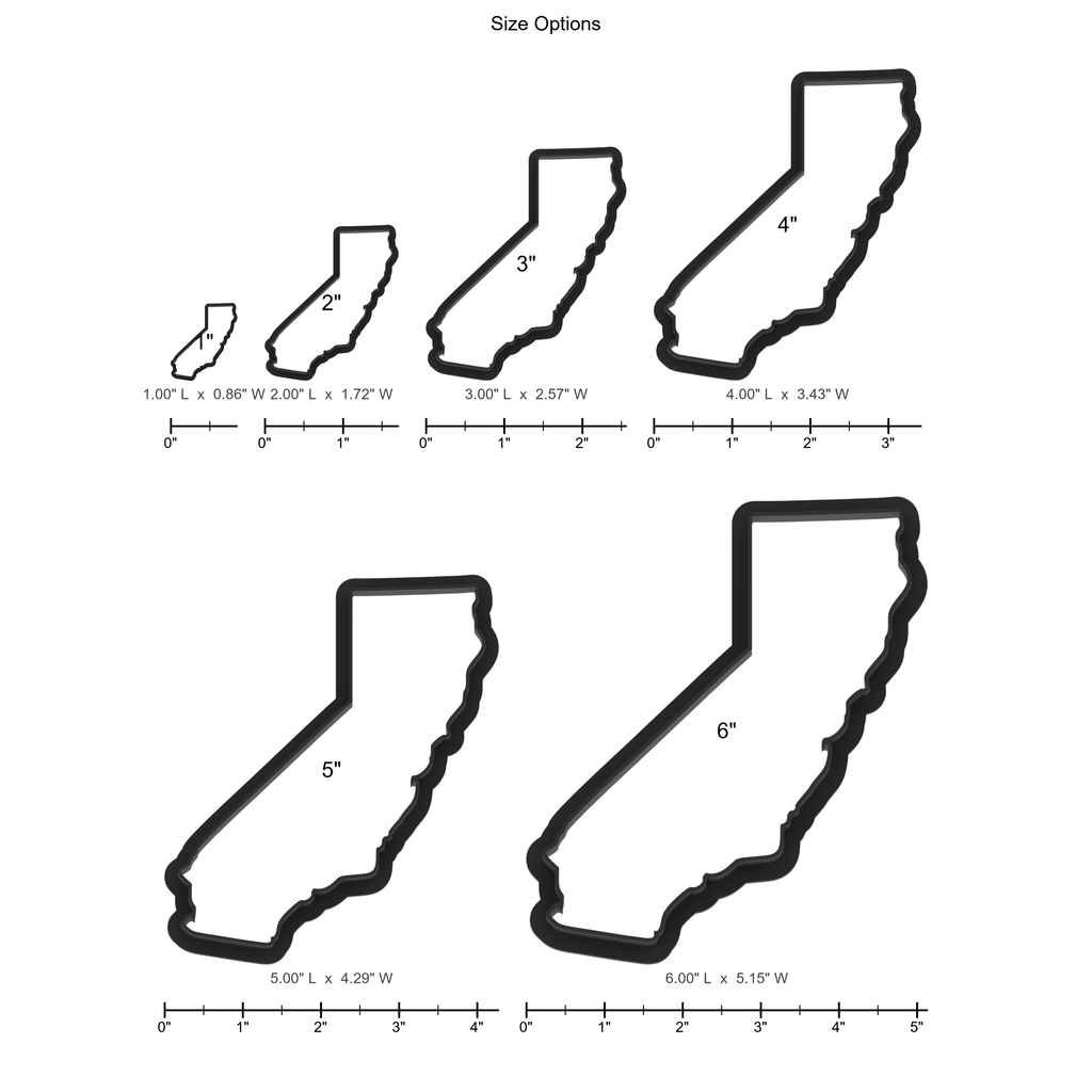 California State Cookie Cutter with Easy Push Design — photo 5