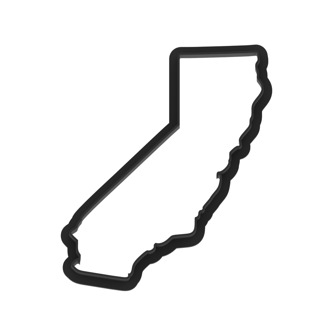 California State Cookie Cutter with Easy Push Design — photo 6