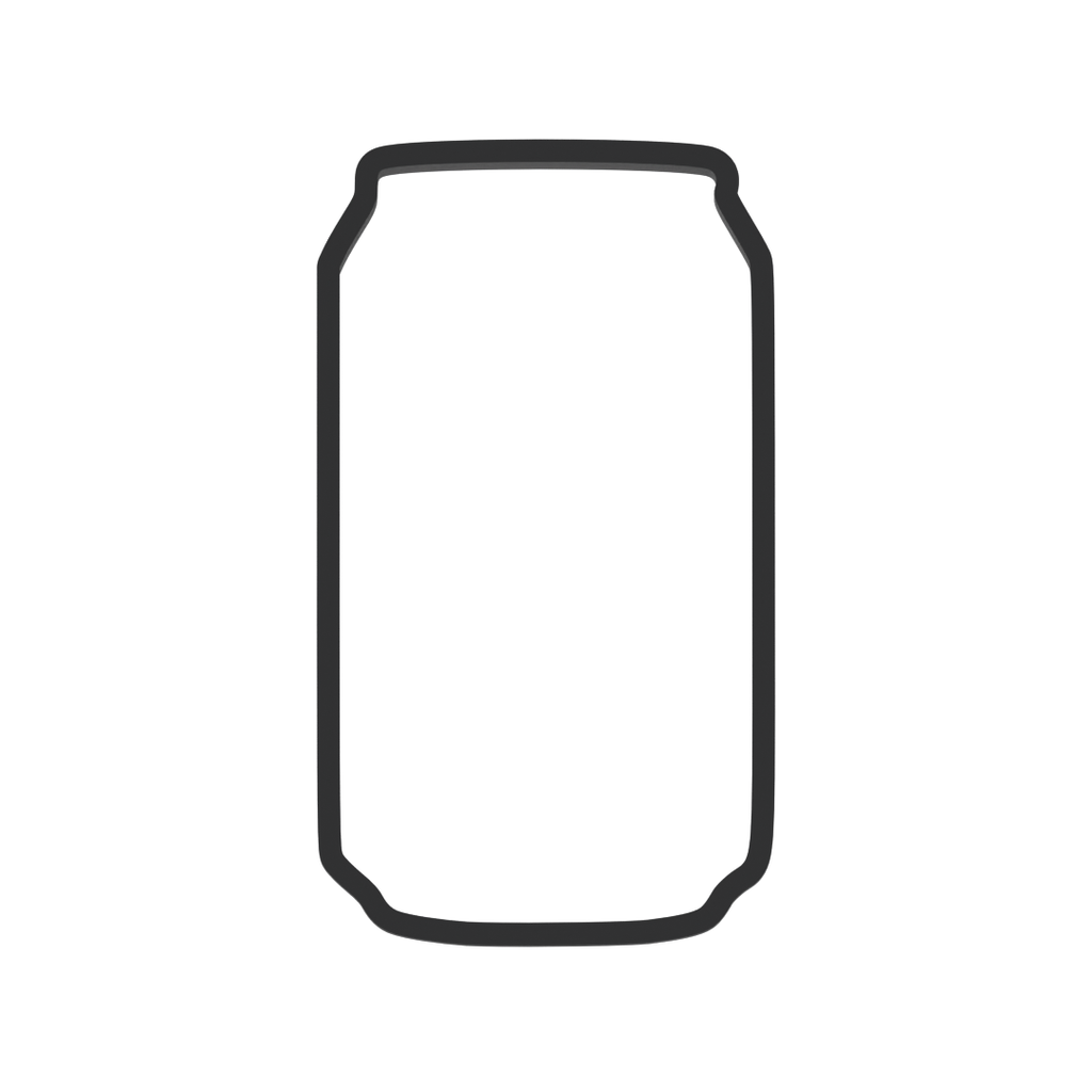 Can Beer Cookie Cutter with Easy Push Design — photo 3