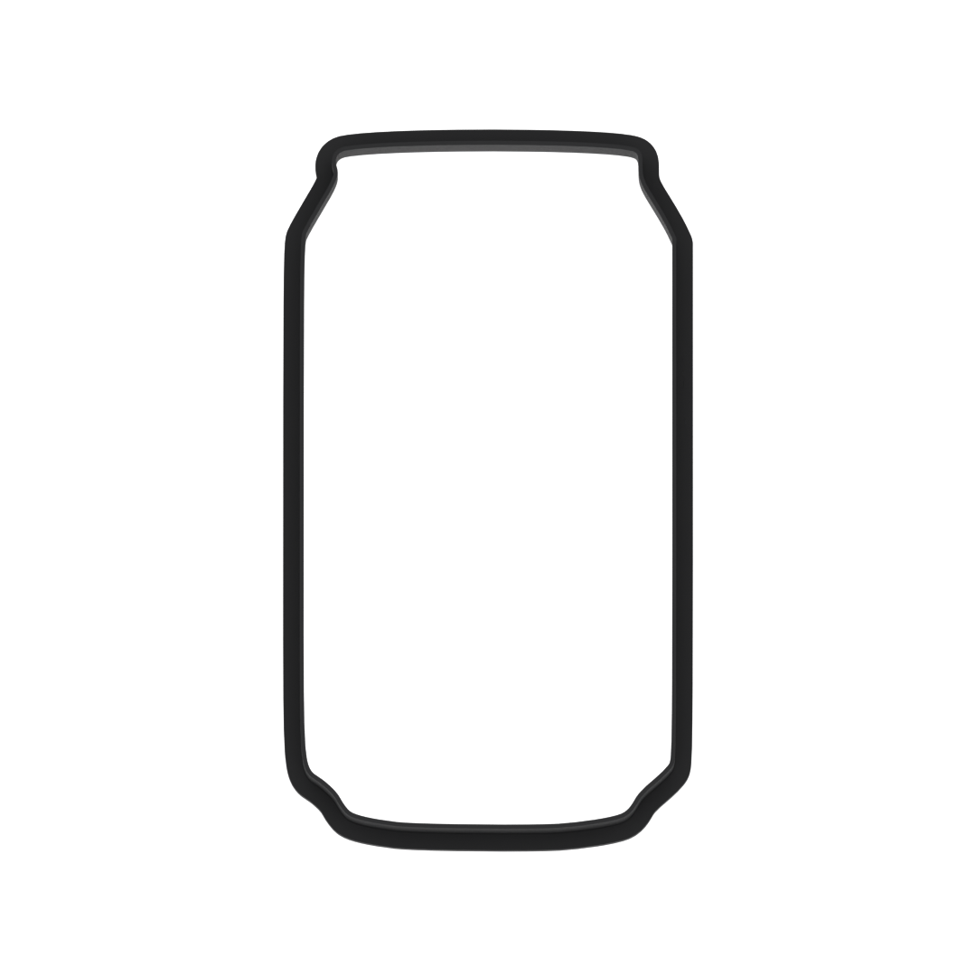 Can Beer Cookie Cutter with Easy Push Design — photo 6