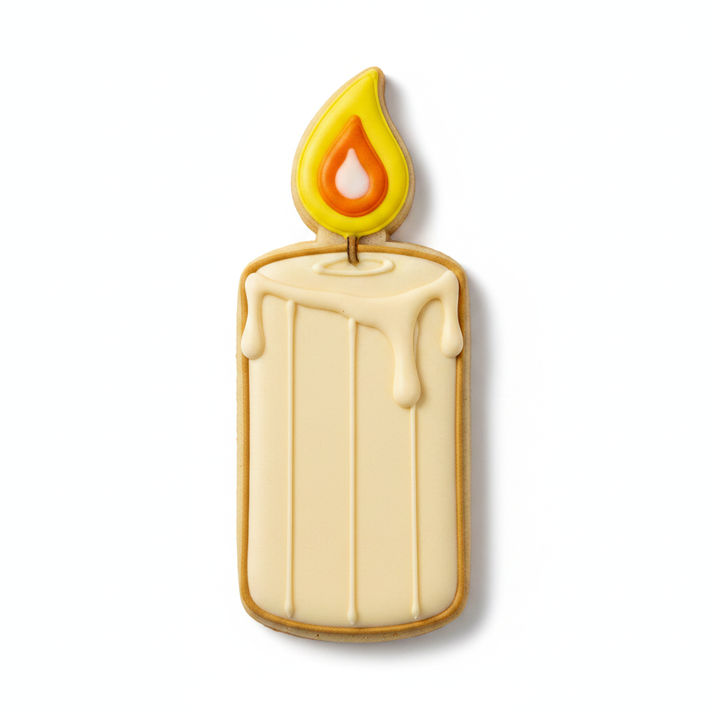 Candle Cookie Cutter with Easy Push Design — photo 2