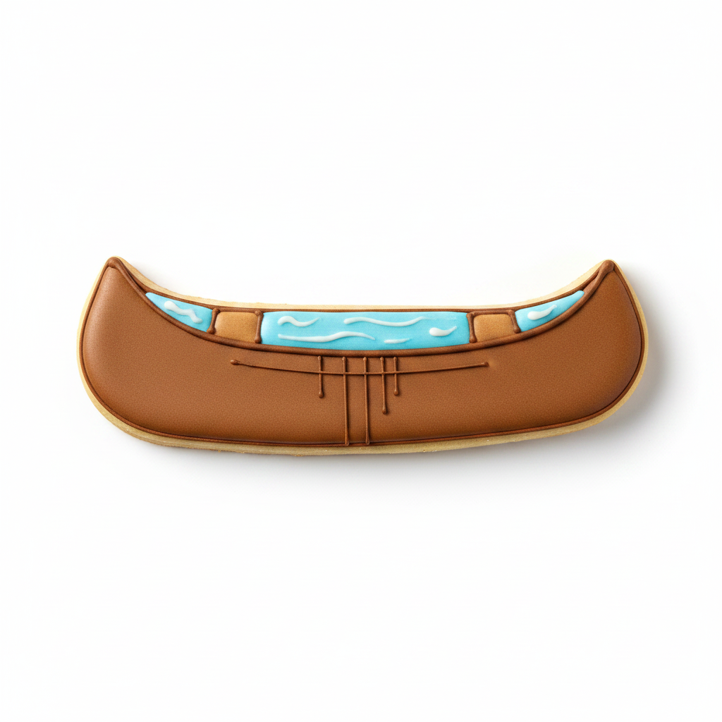 Canoe Cookie Cutter with Easy Push Design — photo 2