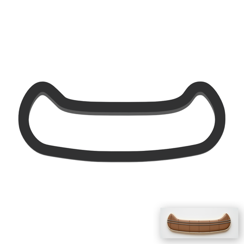 Canoe Raft Cookie Cutter with Easy Push Design — main photo