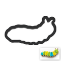 Caterpillar Cookie Cutter with Easy Push Design — main photo