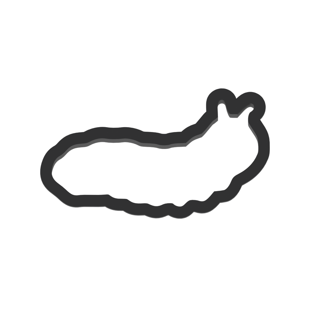 Caterpillar Cookie Cutter with Easy Push Design — photo 3