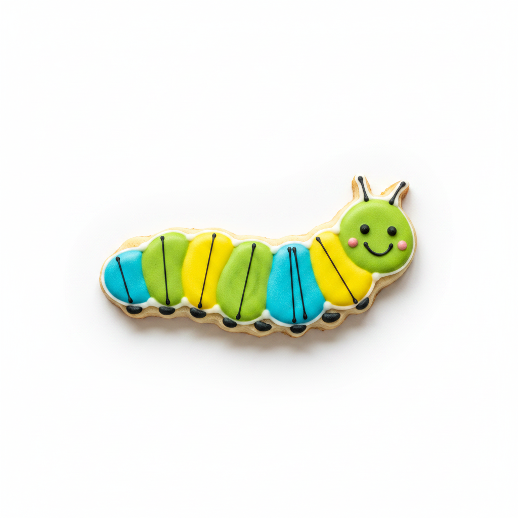 Caterpillar Cookie Cutter with Easy Push Design — photo 2