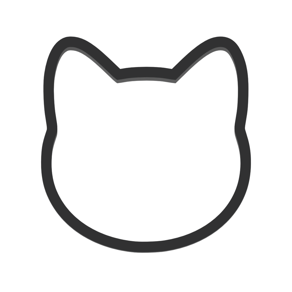 Cathead Cookie Cutter with Easy Push Design — photo 3