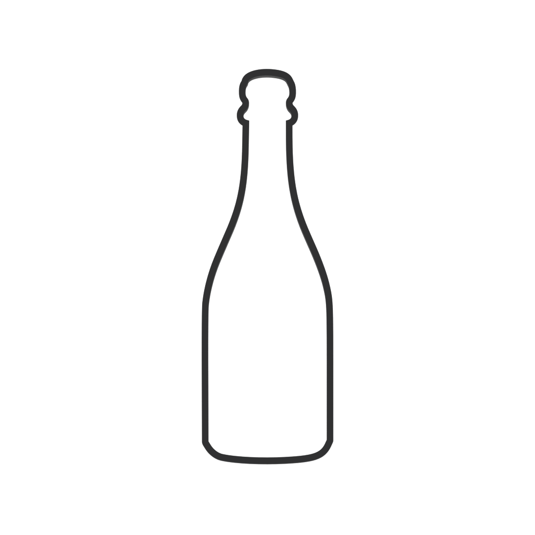 Champagne Bottle Cookie Cutter with Easy Push Design — photo 3