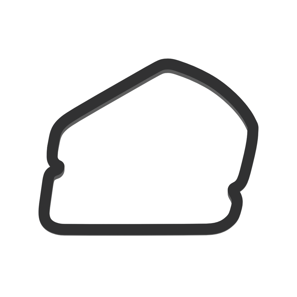 Cheese Wedge Cookie Cutter with Easy Push Design — photo 3