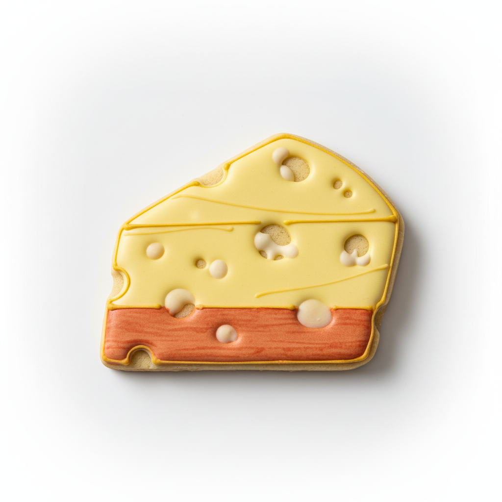 Cheese Wedge Cookie Cutter with Easy Push Design — photo 2