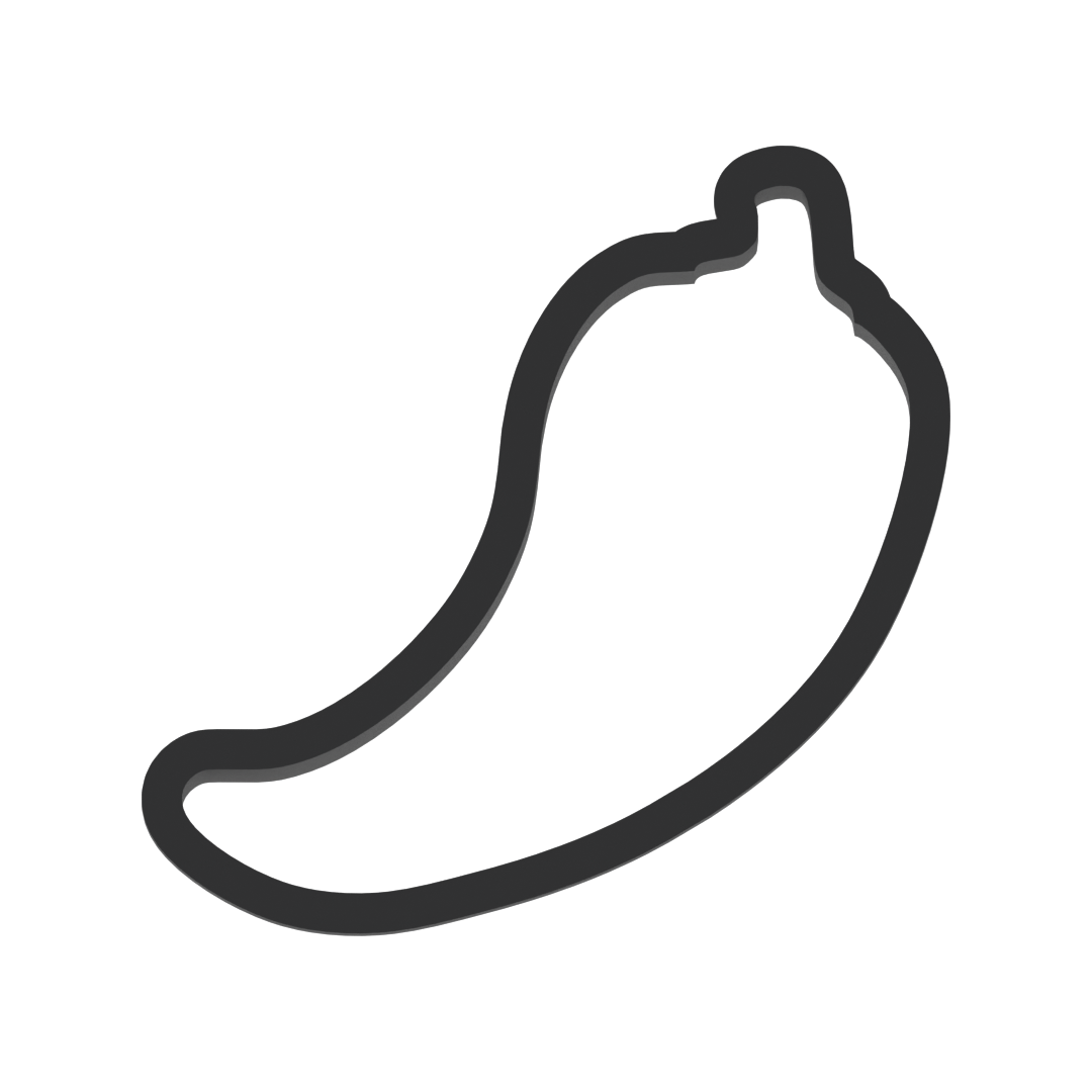 Chilli Pepper Cookie Cutter with Easy Push Design — photo 3