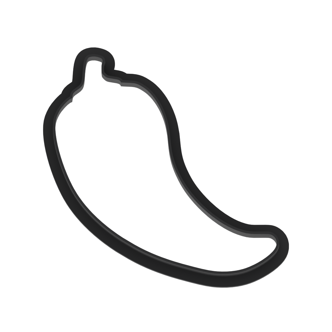 Chilli Pepper Cookie Cutter with Easy Push Design — photo 5
