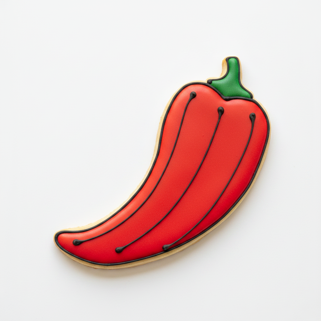 Chilli Pepper Cookie Cutter with Easy Push Design — photo 2