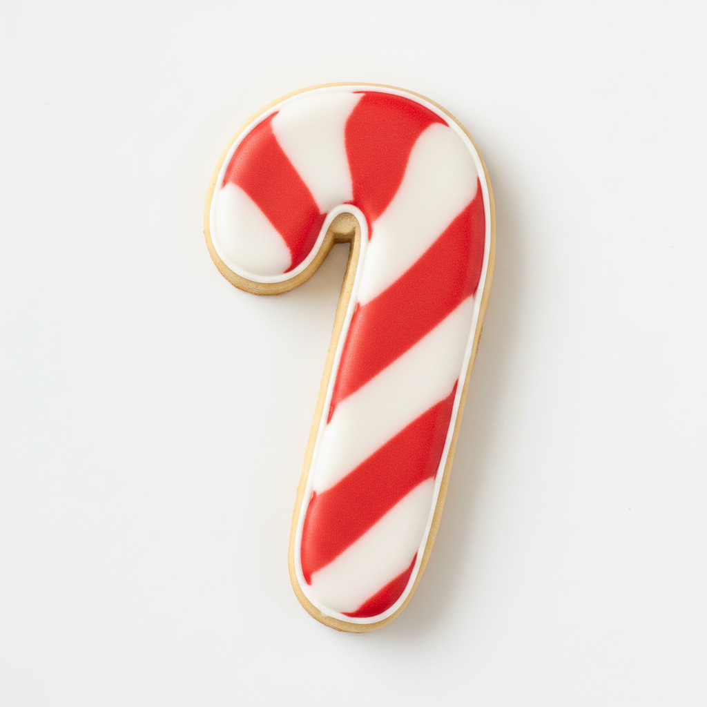 Christmas Candy Cane Cookie Cutter with Easy Push Design — photo 2