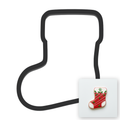 Christmas Stocking Cookie Cutter with Easy Push Design — main photo