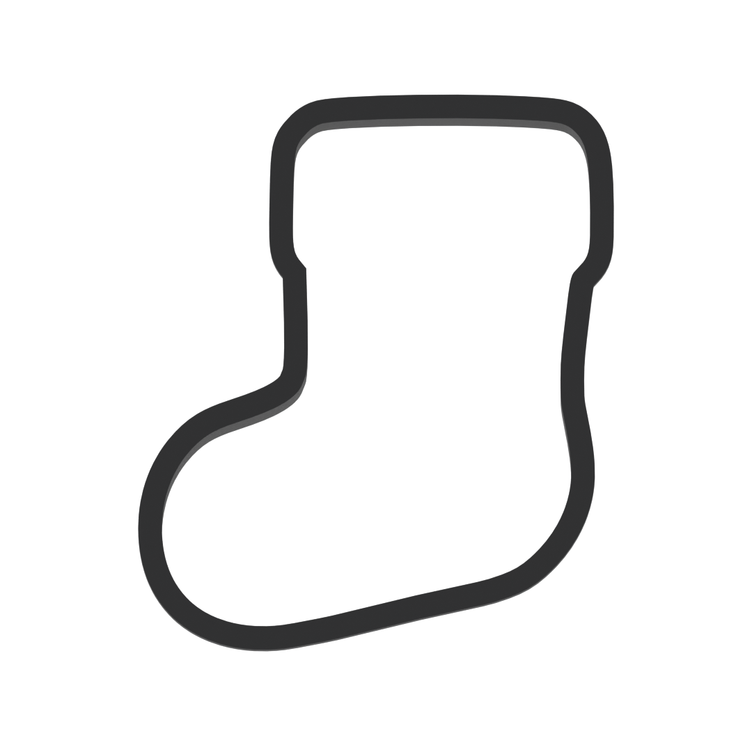 Christmas Stocking Cookie Cutter with Easy Push Design — photo 3