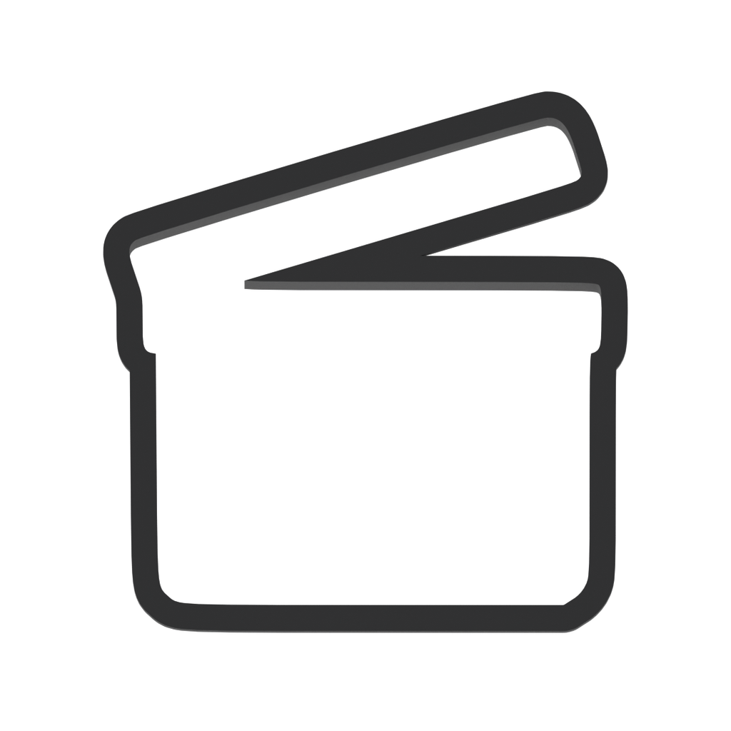 Clapperboard Cookie Cutter with Easy Push Design — photo 3