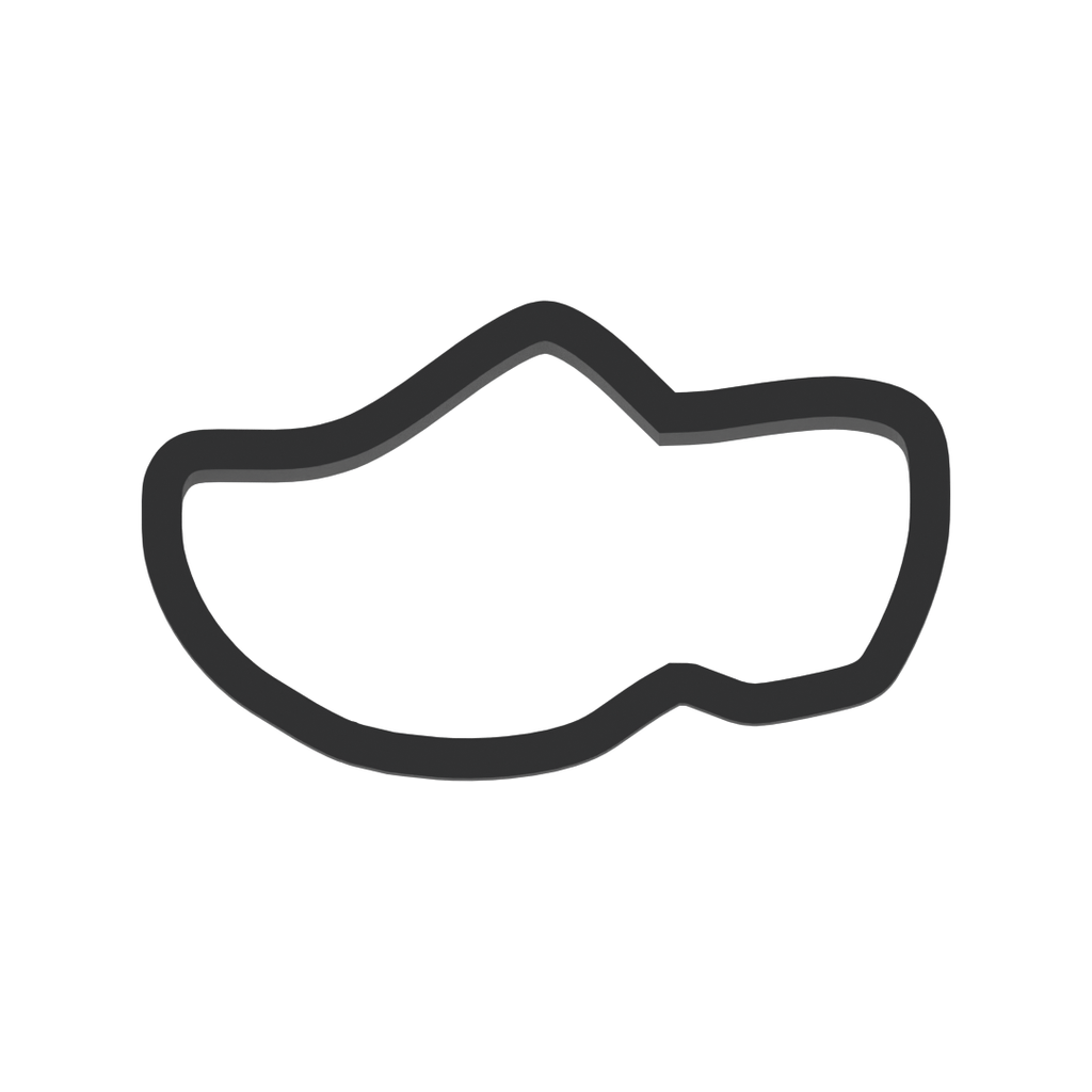 Clog Shoe Cookie Cutter with Easy Push Design — photo 3