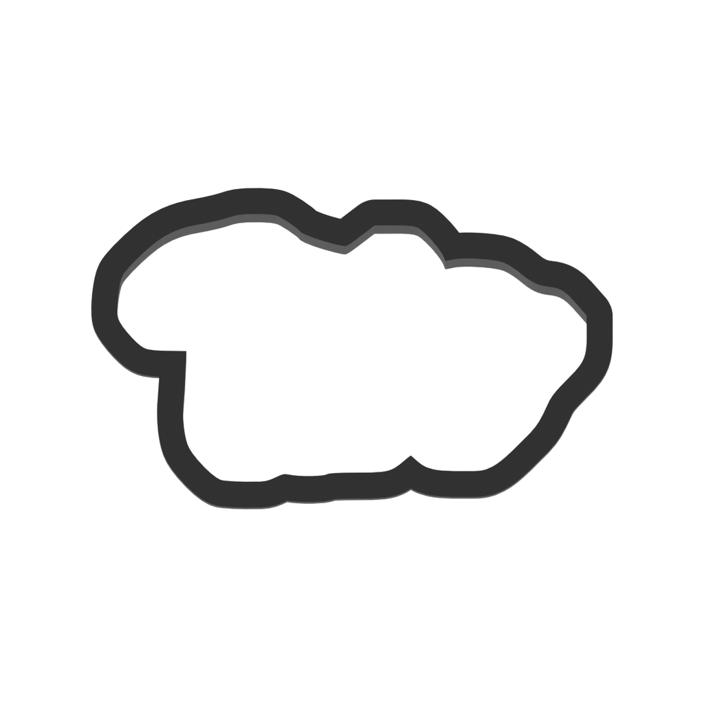 Cloud Cookie Cutter with Easy Push Design — photo 3