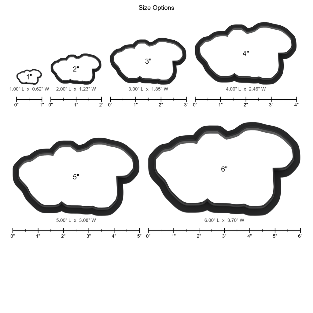 Cloud Cookie Cutter with Easy Push Design — photo 5