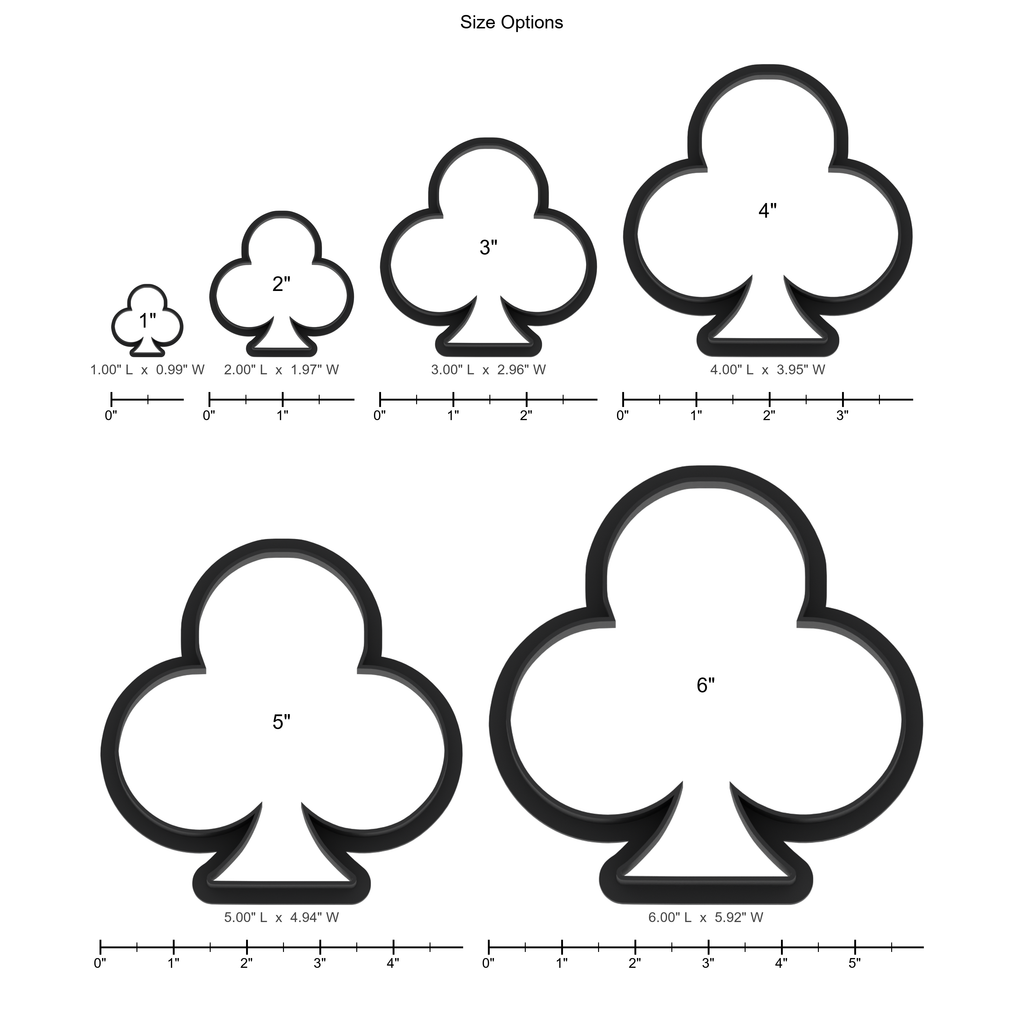 Club Symbol Cards Cookie Cutter with Easy Push Design — photo 5