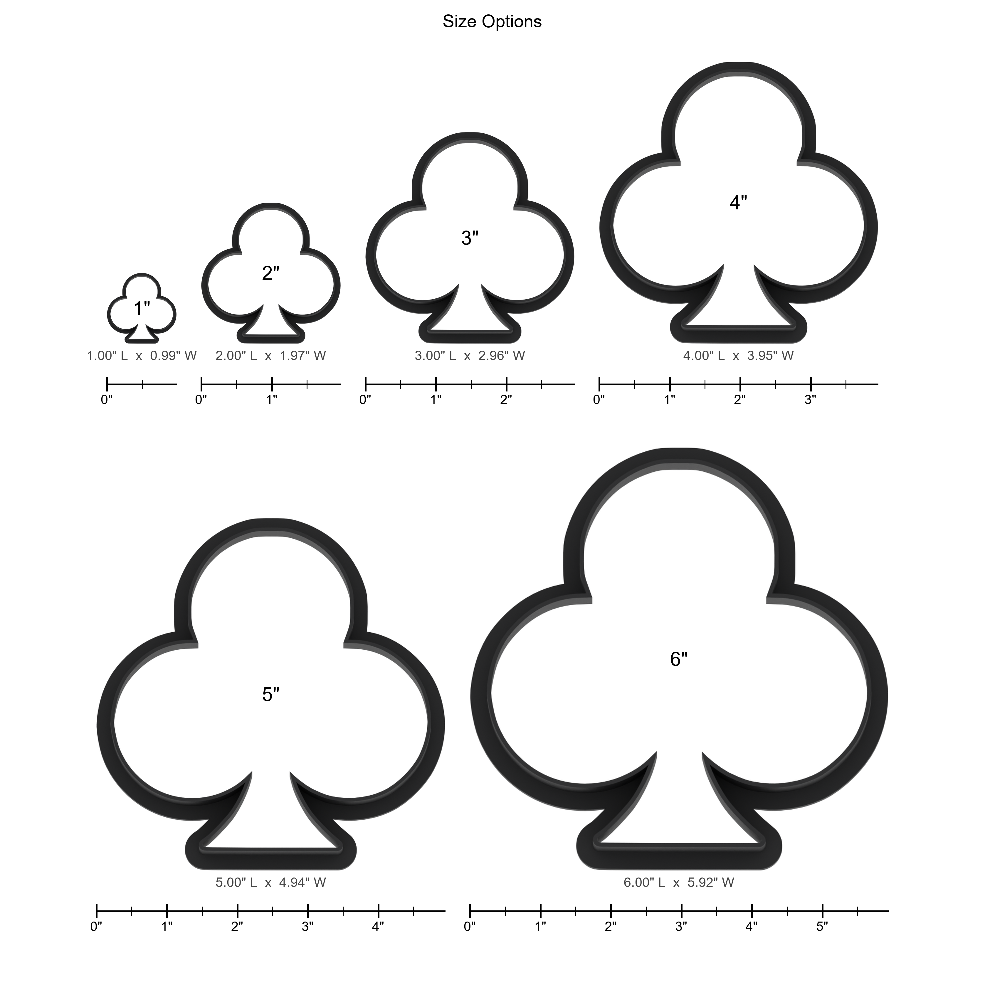 Club Symbol Cards Cookie Cutter with Easy Push Design — photo 5