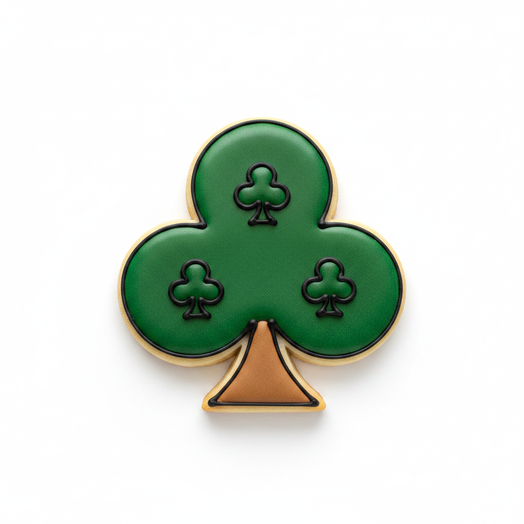 Club Symbol Cards Cookie Cutter with Easy Push Design — photo 2
