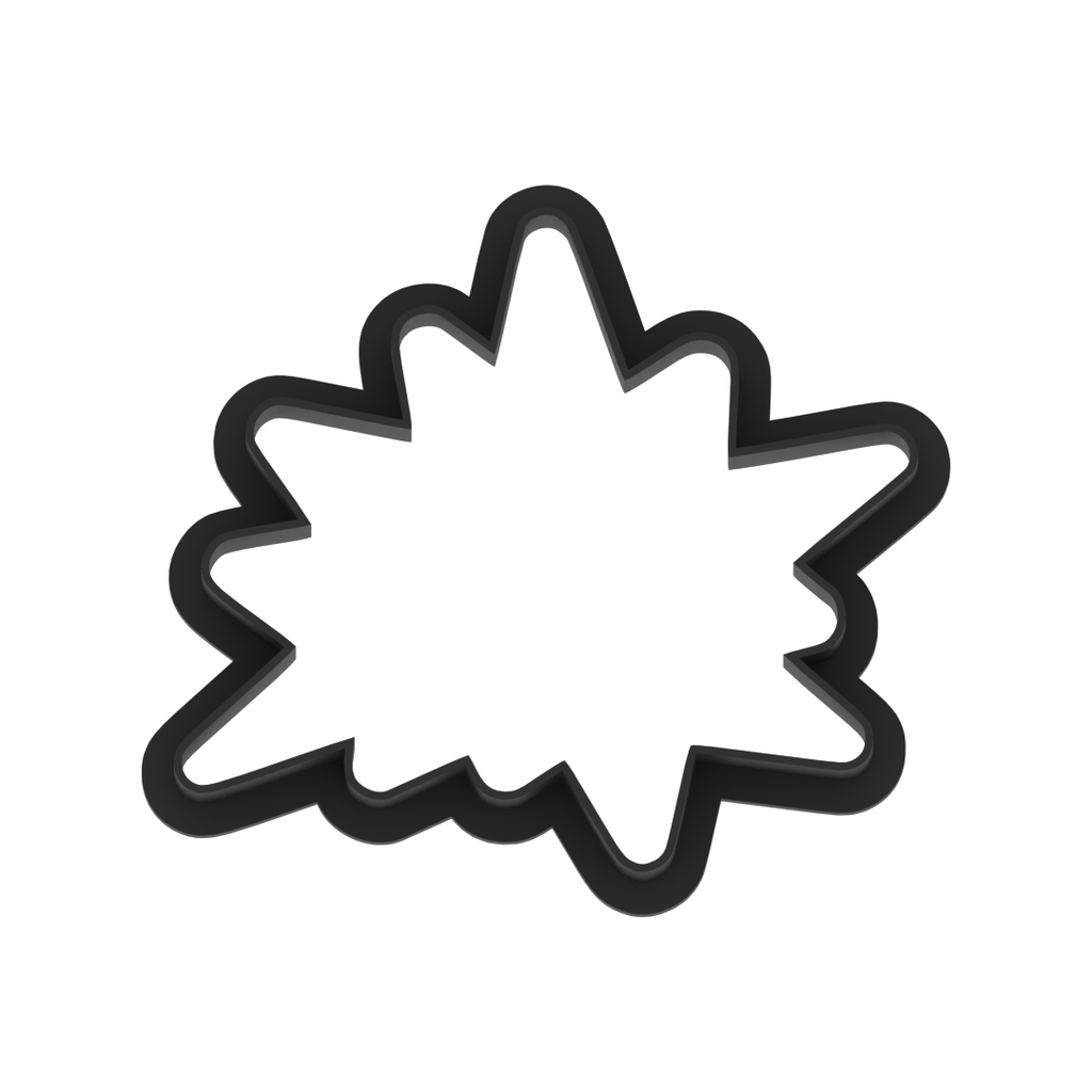 Comic Pow Cookie Cutter with Easy Push Design — photo 6
