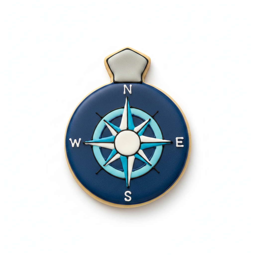 Compass Cookie Cutter with Easy Push Design — photo 2
