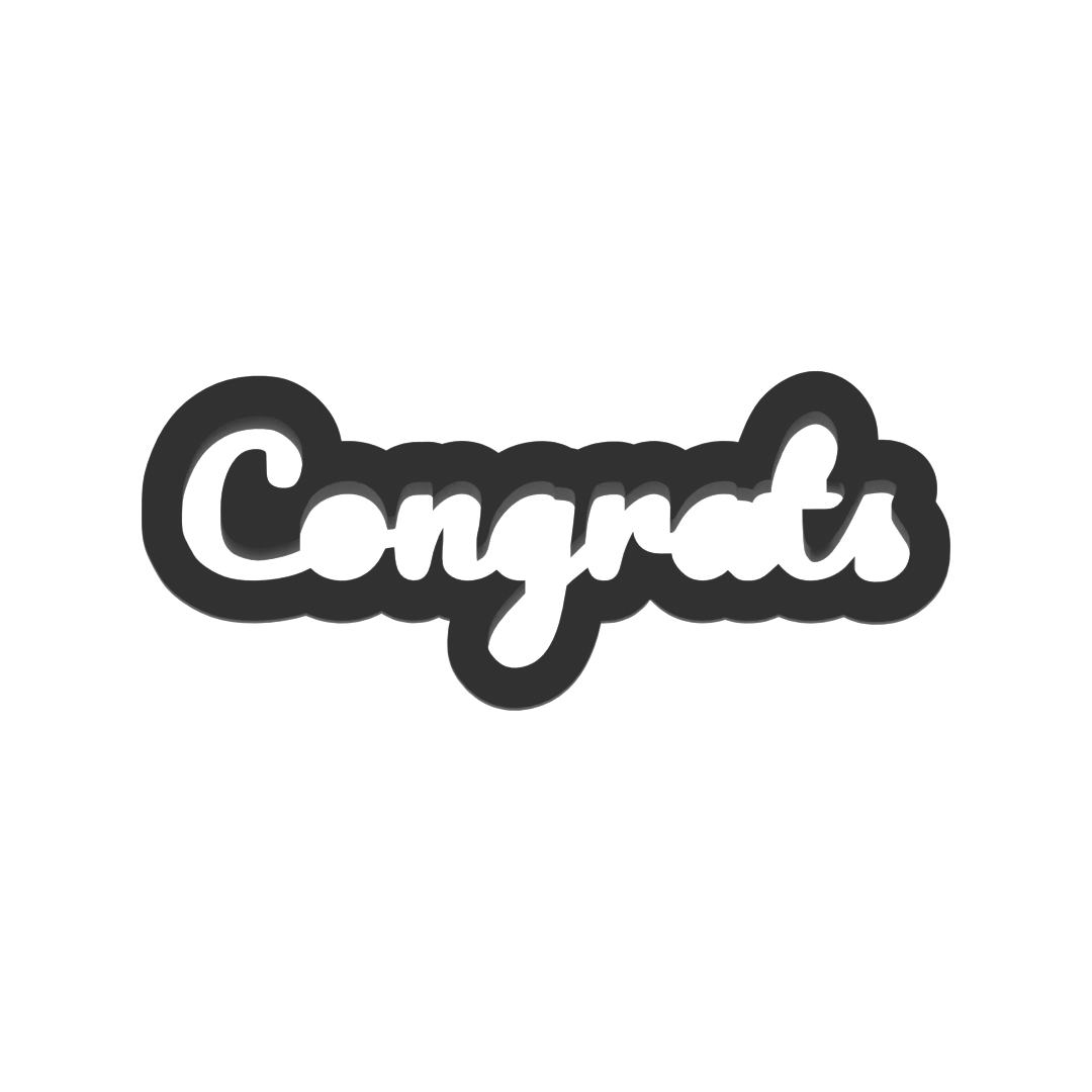 Congrats Word Outline Cookie Cutter with Easy Push Design — photo 3